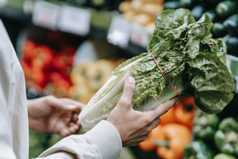 Fresh produce at the grocery store