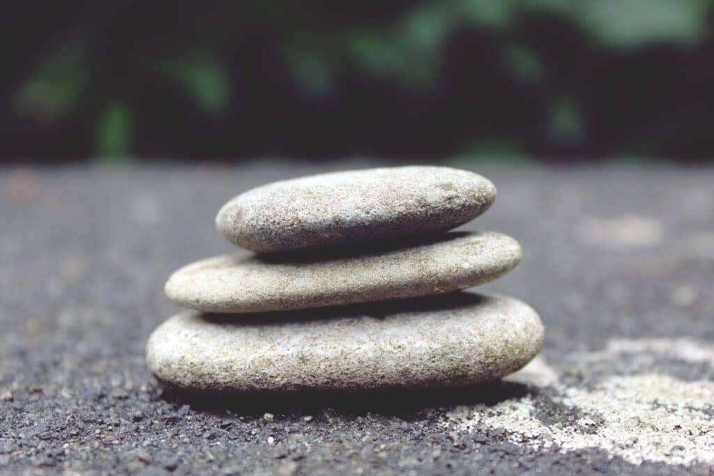 Stacked rocks