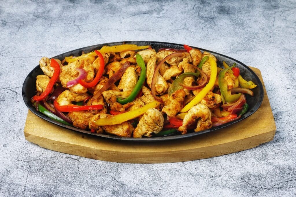 Chicken fajitas is a healthy meal that's quick and easy to prepare on nights where you're short on time