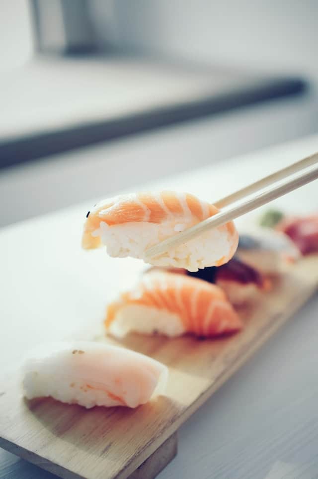 Sushi can certainly be a healthy lunchtime option