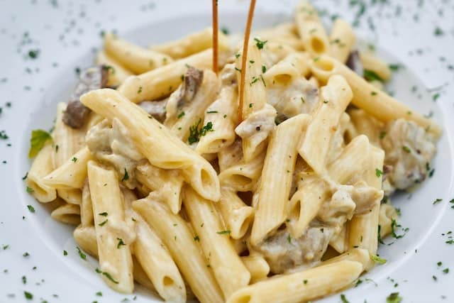 Pasta can be a healthy meal when prepared at home