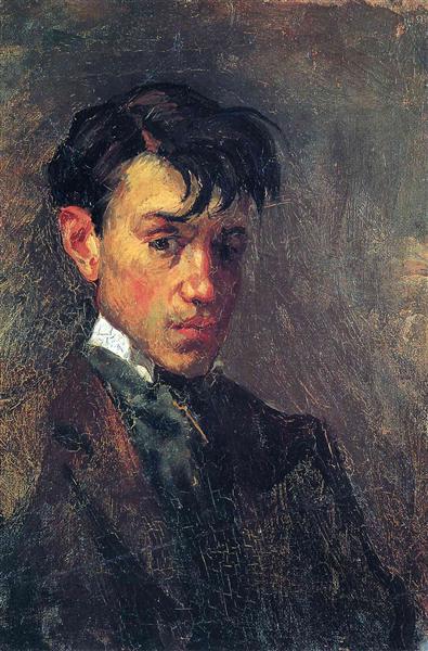 Pablo Picasso self portrait (public domain)